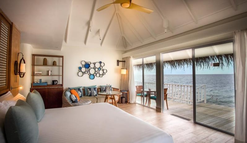 Centara Grand Island Maldives - Sunrise Overwater Villa Bedroom
